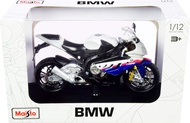 Maisto 1:12 BMW S1000RR โมเดลรถจักรยานยนต์ Diecast