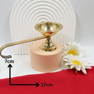 Pure Brass Dhoopakal with Brass Handle | Indian Prayer Item