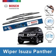 Bosch Sepasang Wiper Kaca Mobil Isuzu Panther 2001-on Advantage 22" & 16" - 2 Buah/Set - Hitam