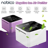 Nobico Air Purifier Negative Ion Generator For Home With True HEPA Filter Desktop Mini Air Ionizer