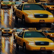 DOREEN RGB LED Taxi Light, Remote Control 5-6V Voltage Color Changing Taxi Light, Warning Light Flex