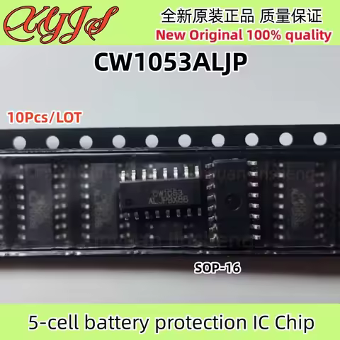 10Pcs/LOT CW1053ALJP CW1053 SOP-16 5-cell battery protection IC Chip Original New 100% quality