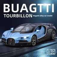 1/32 Diecast Sport Car Bugatti Divo Simulation Model Play Metal Vehicle 15.5Cm Collectible Toy For K