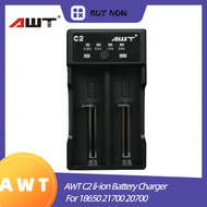 Pengisi Daya Baterai li-ion AWT C2 Untuk Baterai 18650 21700 20700