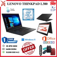 Lenovo 13.3” Touchscreen Yoga Laptops – Core i5, FHD Display, SSD, X13 Yoga / L390 / L380