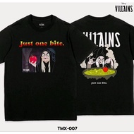 เสื้อยืด เสื้อDisney ลาย Evil Queen ( Villains )  ลิขสิทธิ์แท้ สีดำ ผ้าฝ้าย 100% ดิสนีย์ T-shirt