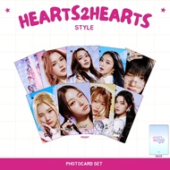 H2HPC- PHOTOCARD HEARTS2HEARTS STYLE KPOP CARDS UNOFFICIAL H2H CARMEN JIWOO YUHA ANA IAN YEON GLOSSY