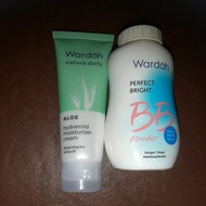 Newpreloved Wardah Aloe Hydramild Moist Cream Wardah Amp; Wardah Bb Powder