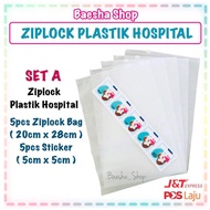 PLASTIK HOSPITAL / PLASTIK PACKING BAJU BABY / PLASTIK PACKING BAJU BAYI / ZIP LOCK PACKING BAJU BAB