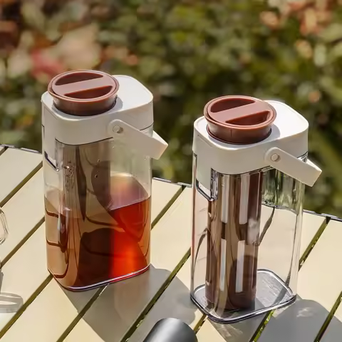 1L Cold Brew Coffee Pot Ice Coffee Maker Cold Brew Jar Leak Proof Container Cold Brewed Fruit Tea Po