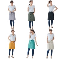 Apron Skirt Japanese Korean Style Apron Pure Cotton Combed Cotton Thickened Apron