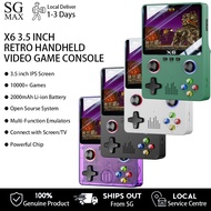 X6 10000+ Game Handheld Video Game Machine IPS 3.5 Screen Portable Gamer High Resolution Christmas G