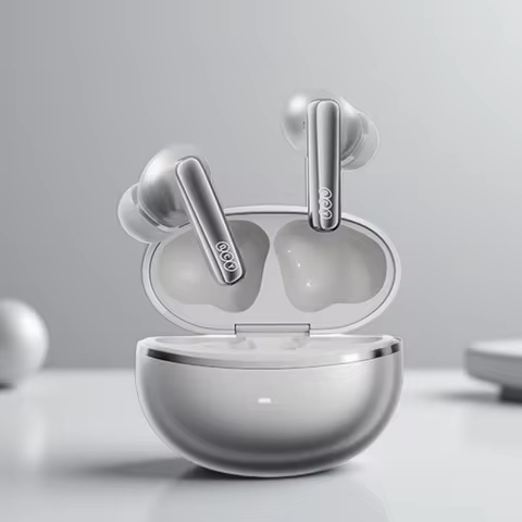 QCY MeloBuds N70 Adaptive ANC Wireless Earbuds Bluetooth 6.0 LDAC Hi-Res Audio 6 Mics Wireless Charg