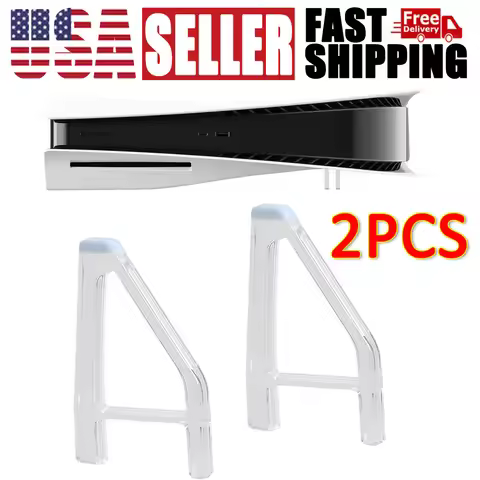 2pcs DualSense5 Slim Horizontal Feet Placement Bracket Holder for PS5 Console