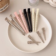 Taiwan Ready Stock ins Simple Seamless Hair Clip Female Root Fixed Fluffy Hairpin Makeup Positioning