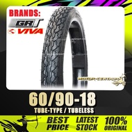 TAYAR 60/90-18 VIVA,GRT TUBELESS/TUBE-TYPE TYRE [TY6X18]