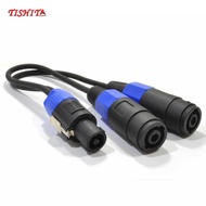 [Bilibili1] 0.3m PA Splitter Male to Dual Female Speakers Cable Cord PA DJ Adaptor