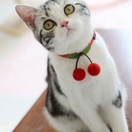 Pet Cat Cherry Collar Cat Cat Collar Cute Cat Collar Kitten Collar Little Milk Cat Collar Cute