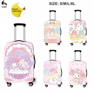 Gemini Trolley Case Scratch-Resistant Protective Cover Luggage Protective Cover Elastic Luggage Cover Luggage Cover Protective Cover Dust Cover Luggage Suitcase
