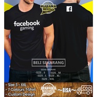 Facebook Gaming Logo T-shirt Social Media Company T-shirt