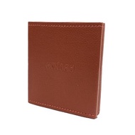 棕色皮革口罩收納盒【Mask-03】