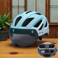 PJT 4 in 1 Bike Helmet Adult Bike Helmet Dual Mode Goggle MTB Road Cycling Helmet 57-61cm Lightweigh