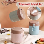 【SG】430ML Stainless Steel Food Thermal Jar With Spoon Insulated Soup Cup Thermos Food Container Lunc