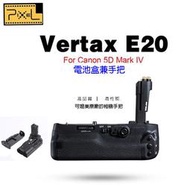 【攝界】PIXEL 品色 Vertax E20 Canon 5D Mark IV 5D4 垂直把手 電池手把 LPE6