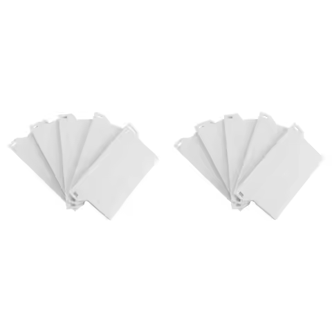 10Pcs Vertical Accessories 89mm Vertical Blind Slats White Bottom Weights PVC Fittings Roller Blinds