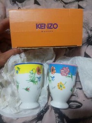 絕版 日本 kenzo 骨瓷對杯