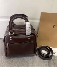 ✨Coach Cube Rogue 20吐司包 棕色/黑色