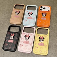 Minnie Bowknot Large Hole Bread Phone Case，Compatible iPhone 16 Pro Max / 15 / 17 Pro / 14 Pro Max /