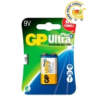 GP Ultra Plus Bateri Beralkali 9v