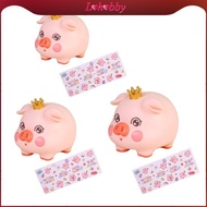 Lohobby Money Saving Box Piggy Bank Ornaments,Money Saving Jar, Money Bank Pig Money Box