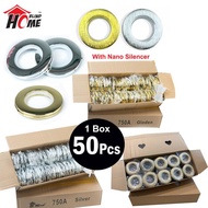 HOME BLIND Curtain Eyelet Ring / Ring Langsir Nano Silencer / Ring Grommet Top / Harga Borong (50pcs