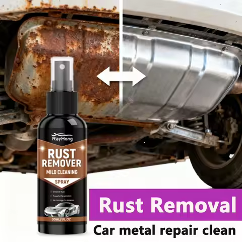 All-in-One Rust Remover Lubricant Spray, Rust Converter Rim Cleaner Iron Remover Anti Rust Refresh W