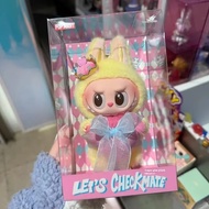 100% Original Labubu Skullpanda Mokoko Zimomo Halloween Labubu Keychain Doll Christmas Gift Keyring 