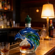 <Jianxin> Whiskey Bottle Stopper Strength and Freedom Whiskey Gift Eagle Shaped Whiskey Decanter 350