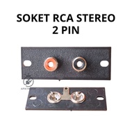 2 Pin Stereo RCA Socket – Female PCB Audio Connector