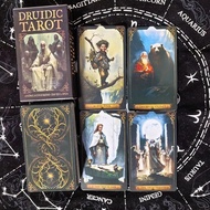 Druidic Tarot Deck - 10.3*6cm 78 Pcs Celtic Nature Themed Tarot Cards qiazhilth