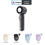 Amgras MetaHeld Fan Pro Portable Turbo Fan +Amgras Eternity III NC Wireless earphone
