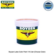 Boysen Latex Color Paint 1/4 Liter (Choose Color)