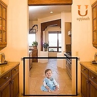 Magic Gate Portable Folding Mesh Baby Safety Fencing Gate Protection Indoor and Outdoor Safe Guard f