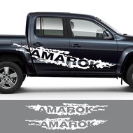 For VW Volkswagen Amarok V6 UTE Tdi 580 4 Motion Pickup Door Side Stickers Truck Body Vinyl Decor Co