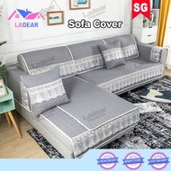 {SG} Sofa Cover Protector Anti Slip Sofa Slipcover Sofa Bed Cover Sofa Seat Cover 2/3 Seater Sectional Couch Cover