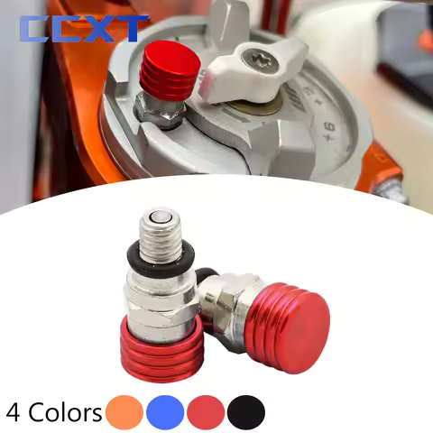 M5x0.8 Bleed Waterproof Front Fork Bleeder Relief Valve For Yamaha YZ450F YZ250F YZ250FX TTR 230 250