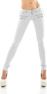 Women's Jeans Low Rise Hip Jeans Trousers Skinny Slim Fit Stretch XS-XL (DE/NL/SE/PL, Alphanumeric, 