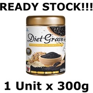 [Promotion] Hishin DietGrain黑食瘦身 代餐 燃脂 黑芝麻 Weight Control Slimming Black Sesame Diet Grain 225g