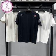 Descente DESCENTE Men's Iron Three Print Breathable Short-Sleeved T-Shirt 0605