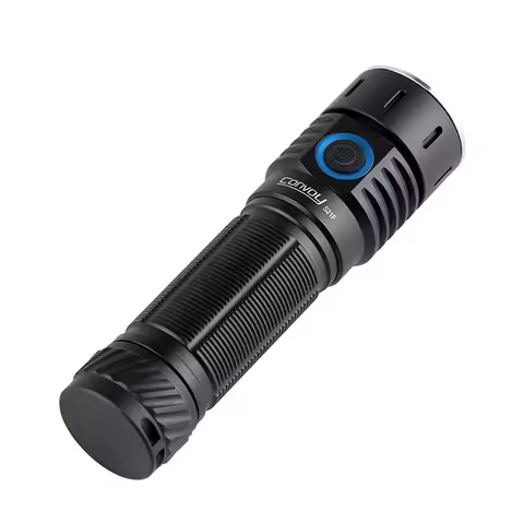 Convoy S21F 21700 flashlight 519A with 60deg TIR lens, high CRI R9080, adjustable color temperature,